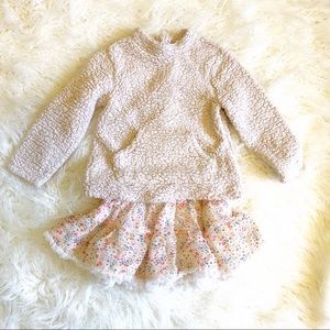 Girls Sherpa Sweater Skirt Bundle